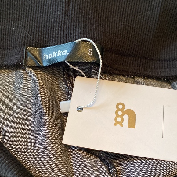 2 pair High waisted elastic waist band Palazzo wide leg yoga or lounge, small - Picture 6 of 6